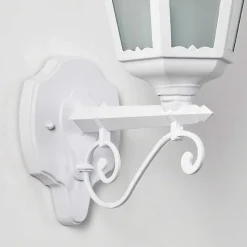 Applique Exterieure Hongkong Blanc, 1 Lumiere