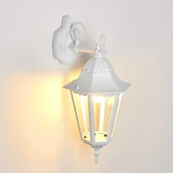 Applique Exterieure Hongkong Blanc, 1 Lumiere