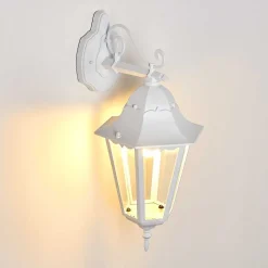 Applique Exterieure Hongkong Blanc, 1 Lumiere