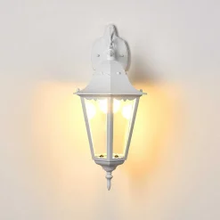 Applique Exterieure Hongkong Blanc, 1 Lumiere