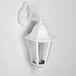 Applique Exterieure Hongkong Blanc, 1 Lumiere