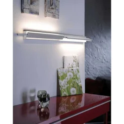 Applique Murale / Plafonnier Paul Neuhaus Q-Matteo Led Aluminium, 2 Lumieres, Telecommandes