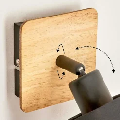 Applique Murale Alsen Ecru, Noir, 1 Lumiere