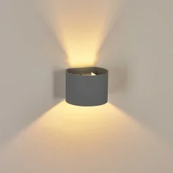 Applique Murale Badajoz Gris, 1 Lumiere