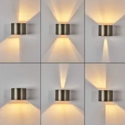 Applique Murale Badajoz Led Brun, 1 Lumiere