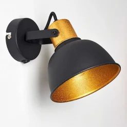 Applique Murale Blackburn Noir, 1 Lumiere