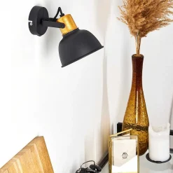 Applique Murale Blackburn Noir, 1 Lumiere