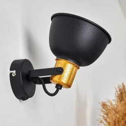 Applique Murale Blackburn Noir, 1 Lumiere