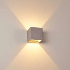 Applique Murale Braslo Gris, 1 Lumiere