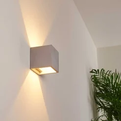 Applique Murale Braslo Gris, 1 Lumiere