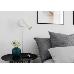 Applique Murale By Rydens Pulse Or, Blanc, 1 Lumiere