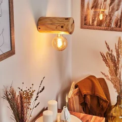 Applique Murale Canedo Brun, 1 Lumiere