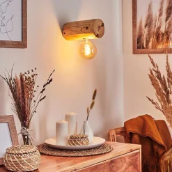 Applique Murale Canedo Brun, 1 Lumiere