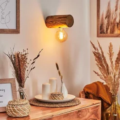 Applique Murale Canedo Brun, 1 Lumiere