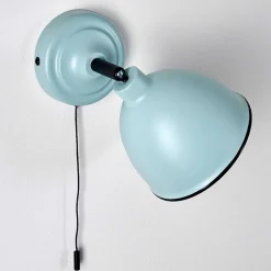 Applique Murale Catharine Bleu, Noir, 1 Lumiere