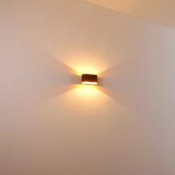 Applique Murale Dapp Noir Dore, 1 Lumiere