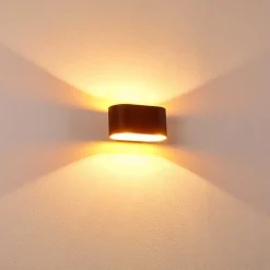 Applique Murale Dapp Noir Dore, 1 Lumiere