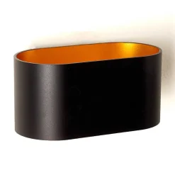 Applique Murale Dapp Noir Dore, 1 Lumiere