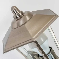 Applique Murale D'Exterieur Moskau Acier Inoxydable, 1 Lumiere