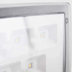 Applique Murale D'Exterieur Loit Led Blanc, 1 Lumiere, Detecteur De Mouvement