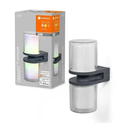 Applique Murale D'Exterieur Ledvance Smart+ Gris, 1 Lumiere