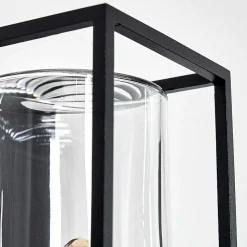 Applique Murale D'Exterieur Palanga Noir, 1 Lumiere