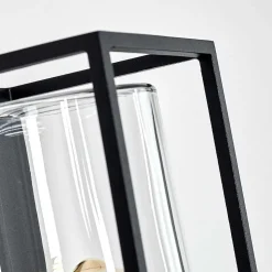 Applique Murale D'Exterieur Palanga Noir, 1 Lumiere