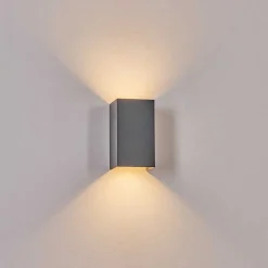 Applique Murale D'Exterieur Tamarin Led Anthracite, 1 Lumiere