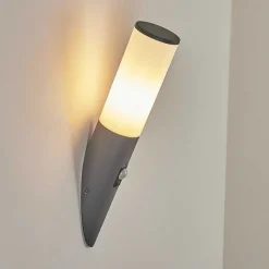 Applique Murale D'Exterieur Caserta Anthracite, 1 Lumiere, Detecteur De Mouvement