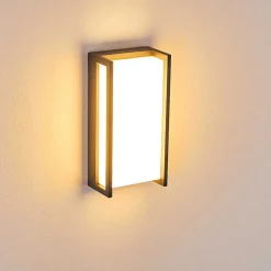 Applique Murale D'Exterieur Skove Led Anthracite, 1 Lumiere