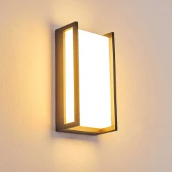 Applique Murale D'Exterieur Skove Led Anthracite, 1 Lumiere