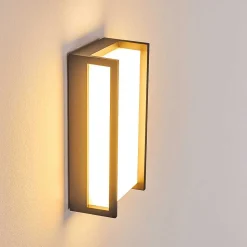 Applique Murale D'Exterieur Skove Led Anthracite, 1 Lumiere