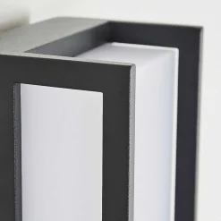 Applique Murale D'Exterieur Skove Led Anthracite, 1 Lumiere, Changeur De Couleurs