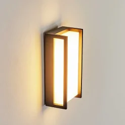 Applique Murale D'Exterieur Skove Led Anthracite, 1 Lumiere, Changeur De Couleurs