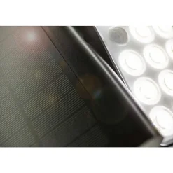 Applique Murale D'Exterieur Lutec Tuda Led Noir, 1 Lumiere, Detecteur De Mouvement