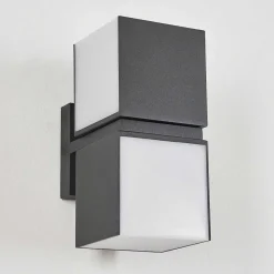 Applique Murale D'Exterieur Swanek Led Anthracite, 1 Lumiere