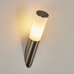 Applique Murale D'Exterieur Caserta Nickel Mat, 1 Lumiere