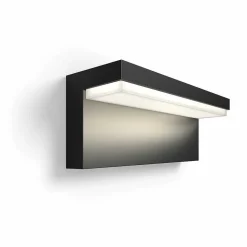 Applique Murale D'Exterieur Philips Hue Nyro Led Noir, 1 Lumiere, Changeur De Couleurs
