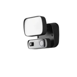 Applique Murale D'Exterieur Konstsmide Camera-Smart-Light Led Noir, 1 Lumiere, Detecteur De Mouvement