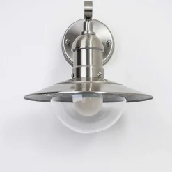 Applique Murale D\\'Exterieur Broni Acier Inoxydable, 1 Lumiere