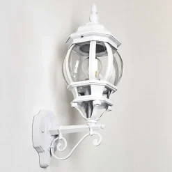 Applique Murale D'Exterieur Lentua Blanc, 1 Lumiere