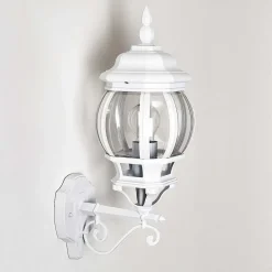 Applique Murale D'Exterieur Lentua Blanc, 1 Lumiere