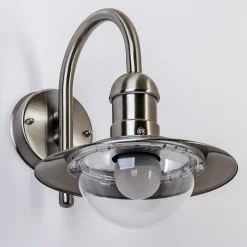 Applique Murale D'Exterieur Elima Acier Inoxydable, 1 Lumiere