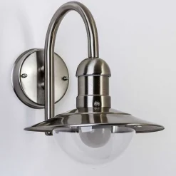 Applique Murale D'Exterieur Elima Acier Inoxydable, 1 Lumiere