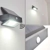 Applique Murale D'Exterieur Wiborg Led Anthracite, 1 Lumiere, Detecteur De Mouvement