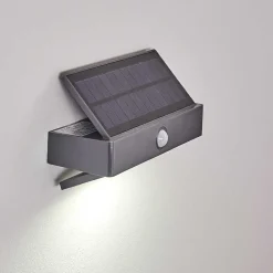 Applique Murale D'Exterieur Wiborg Led Anthracite, 1 Lumiere, Detecteur De Mouvement