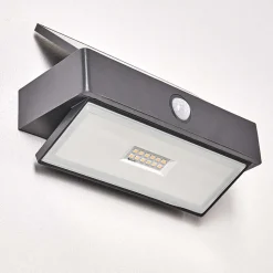 Applique Murale D'Exterieur Wiborg Led Anthracite, 1 Lumiere, Detecteur De Mouvement