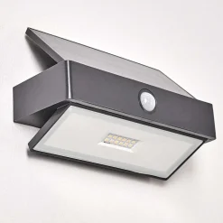 Applique Murale D'Exterieur Wiborg Led Anthracite, 1 Lumiere, Detecteur De Mouvement