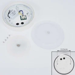 Applique Murale D'Exterieur Paleroo Led Blanc, 1 Lumiere