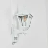 Applique Murale D'Exterieur Naofe Blanc, 1 Lumiere, Detecteur De Mouvement